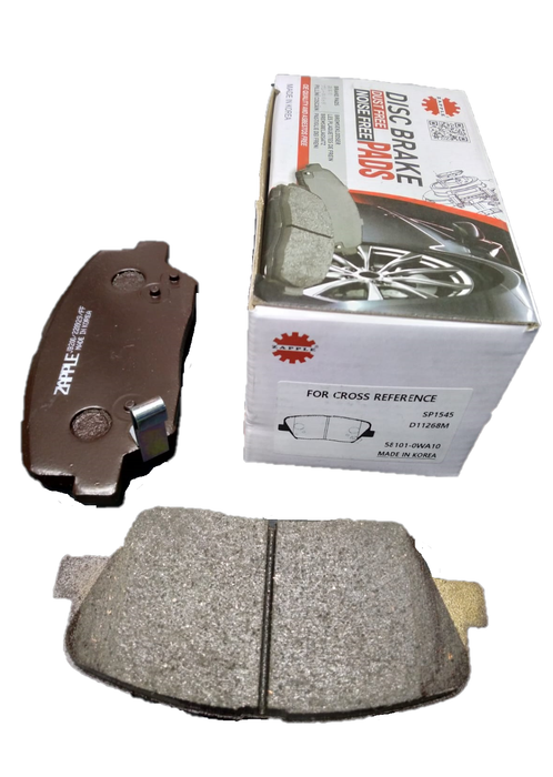Zapple Disc Brake Pad SP1545, D11268M, 58101-0WA10