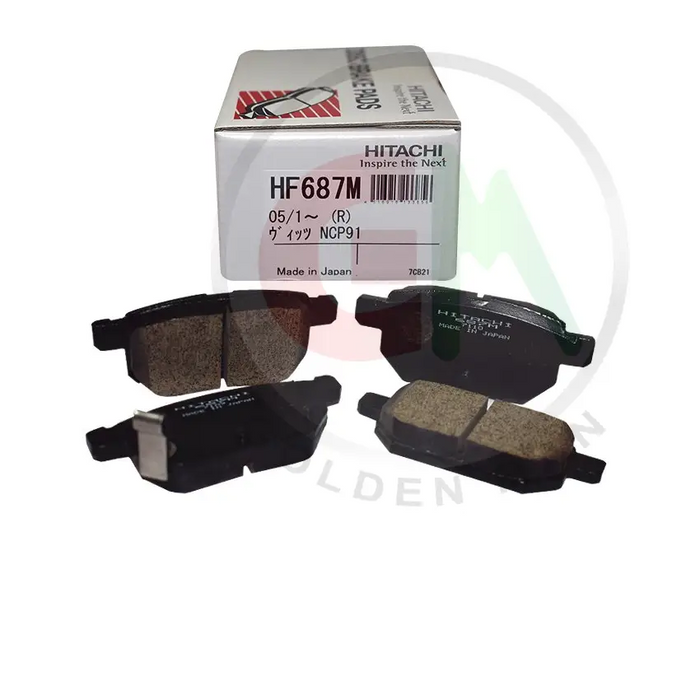 Hitachi Disc Brake Pads - HF687M - Disc Brake Pads