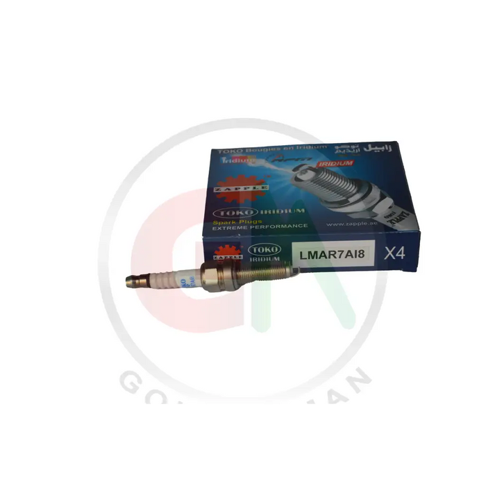 Zapple Toko Iridium Spark Plugs - LMAR7AI8 - Iridium Spark