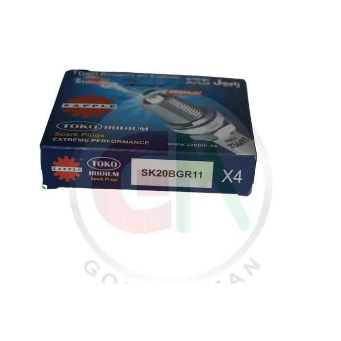 Zapple Toko Iridium Spark Plugs - SK20BGR11 - Iridium Spark