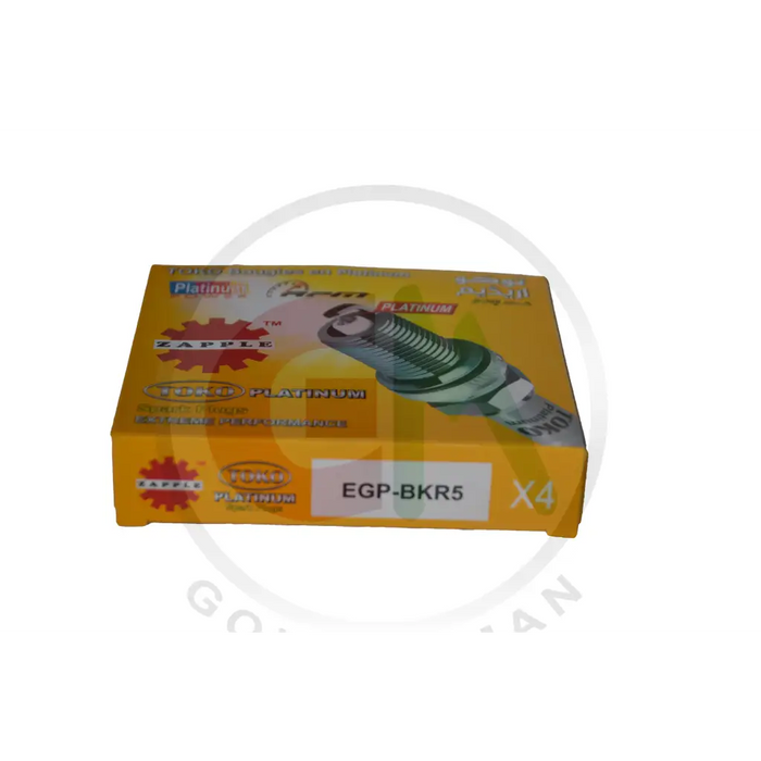 Zapple Toko Platinum Spark Plugs - EGP-BKR5 - Platinum Spark